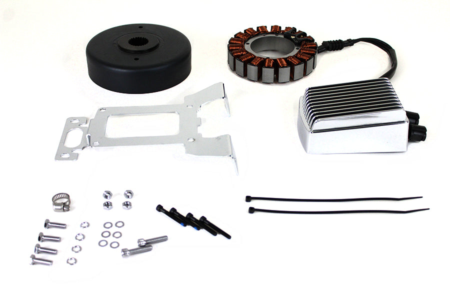 32-1457 - Alternator Charging System Kit 54 Amp Chrome by Volt Tech