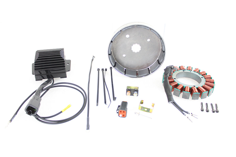 32-1475 - FXST, FLST 45 Amp Three Phase Alternator Kit by Cycle Electric