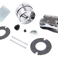 32-1675 - Chrome 12 Volt Alternator Generator Conversion Kit by V-Twin