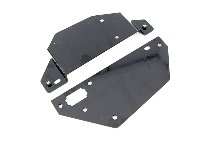 32-1734 - FXR Electrical Panel Set Black by V-Twin