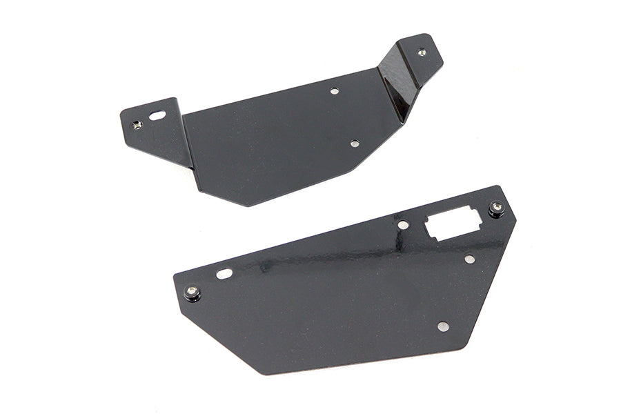 32-1734 - FXR Electrical Panel Set Black by V-Twin