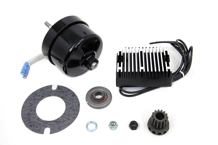 32-1785 - Black 12 Volt Alternator Generator Conversion Kit by Volt Tech