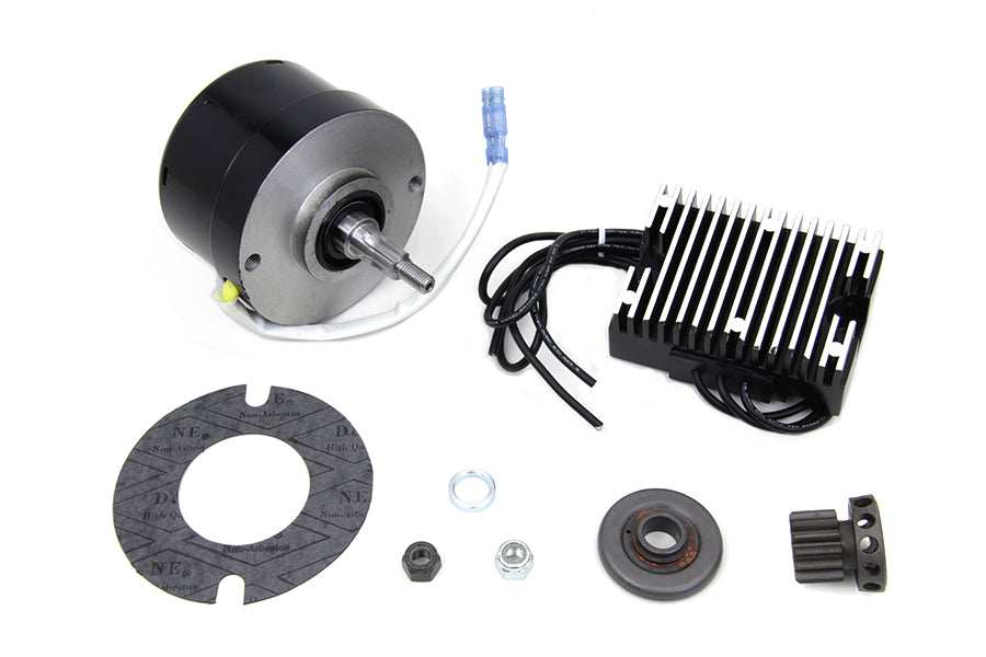 32-1785 - Black 12 Volt Alternator Generator Conversion Kit by Volt Tech