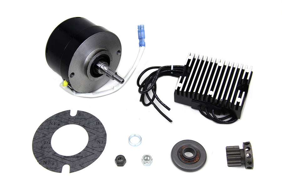 32-1785 - Black 12 Volt Alternator Generator Conversion Kit by Volt Tech