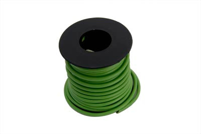 32-2134 - Primary Wire 14 Gauge 25' Roll Green by V-Twin