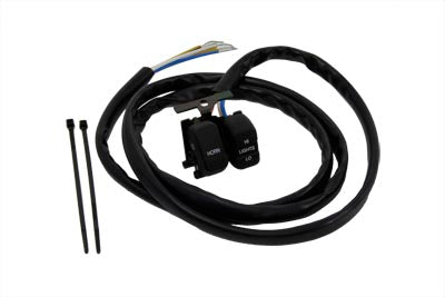 32-7003 - Handlebar Switch Dimmer and Horn Black by Volt Tech