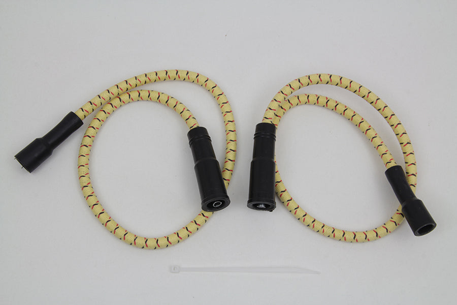 32-7347 - Sumax Yellow with Black & Red Tracer 7mm Spark Plug Wire Set by Sumax