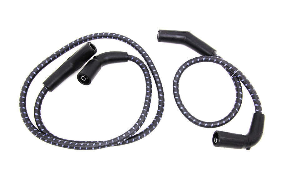 32-7350 - Sumax Black with Blue Tracer 7mm Spark Plug Wire Set by Sumax