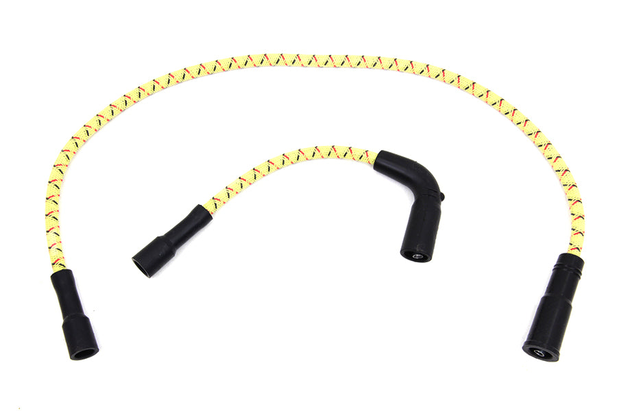 32-7361 - Sumax Yellow with Black & Red Tracer 7mm Spark Plug Wire Set by Sumax