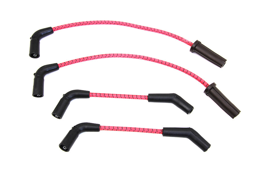 32-7375 - Sumax Red with Black Tracer 7mm Spark Plug Wire Set by Sumax