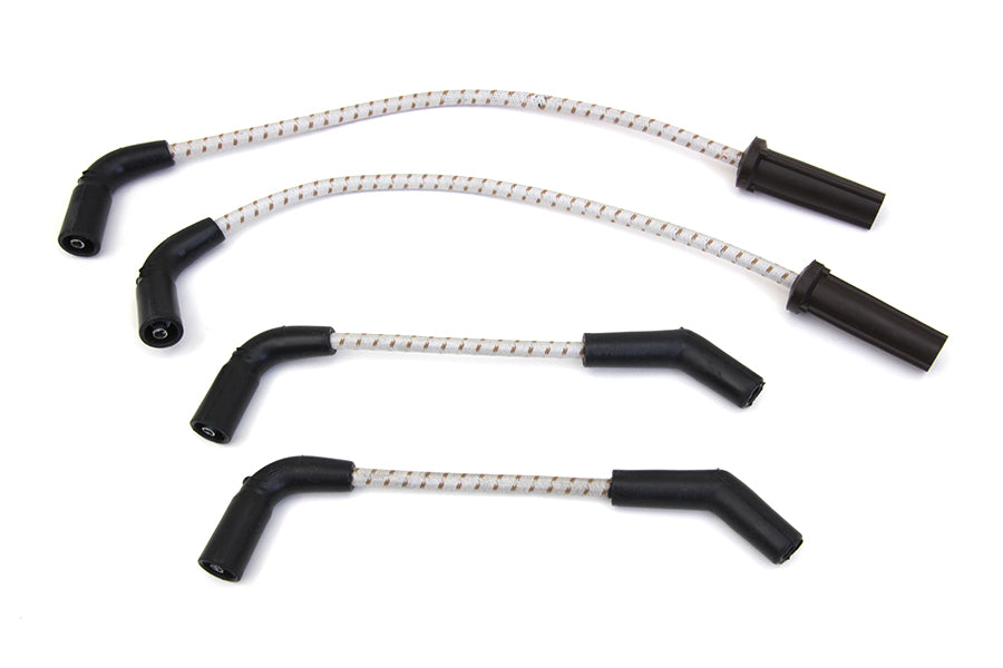 32-7377 - Sumax Grey with Brown Tracer 7mm Spark Plug Wire Set by Sumax