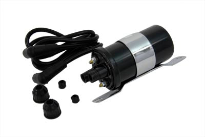 32-7563 - Black Round 6 Volt Ignition Coil by Volt Tech