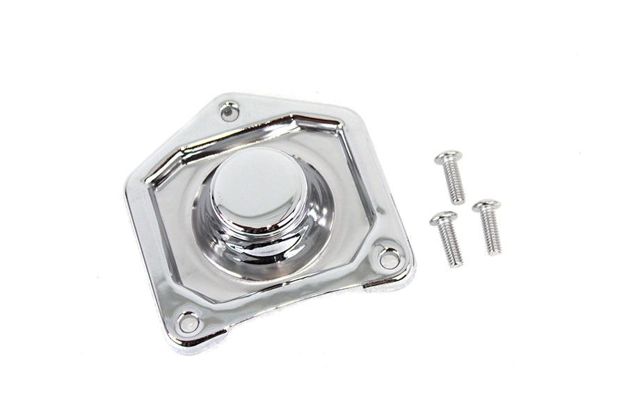 32-7749 - Solenoid End Cover Chrome by V-Twin