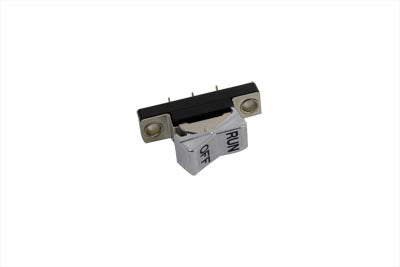 32-9060 - Handlebar Rocker Switch Run-Off Chrome by Volt Tech