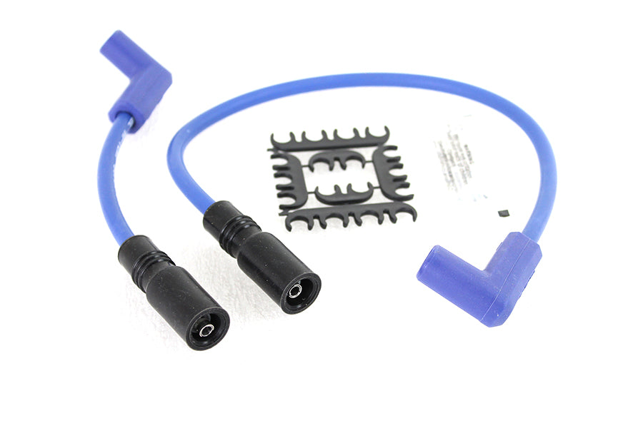 32-9179 - Accel 8mm S/S Spiral Core Ignition Wire Set Blue by Accel