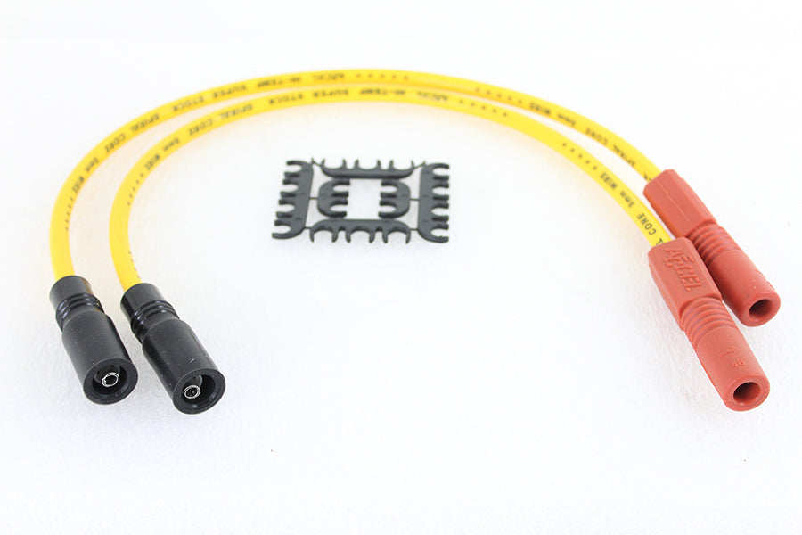 32-9185 - Accel 8mm S/S Spiral Core Ignition Wire Set Yellow by Accel