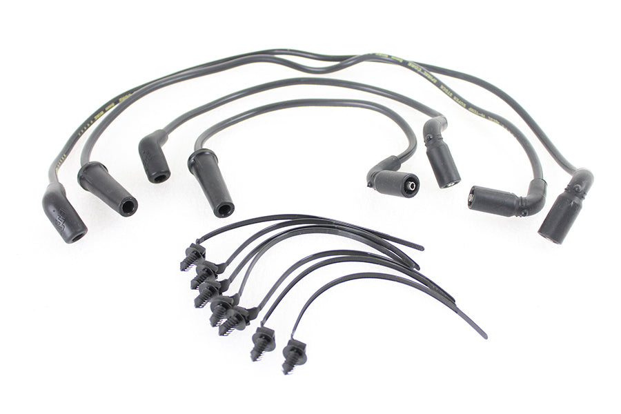 32-9190 - Accel 8mm S/S Spiral Core Ignition Wire Set Black by Accel