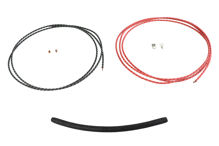 32-9306 - Tail Lamp Wiring Cotton Braided by V-Twin