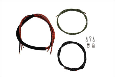 32-9315 - Handlebar Wiring Cotton Braided by V-Twin