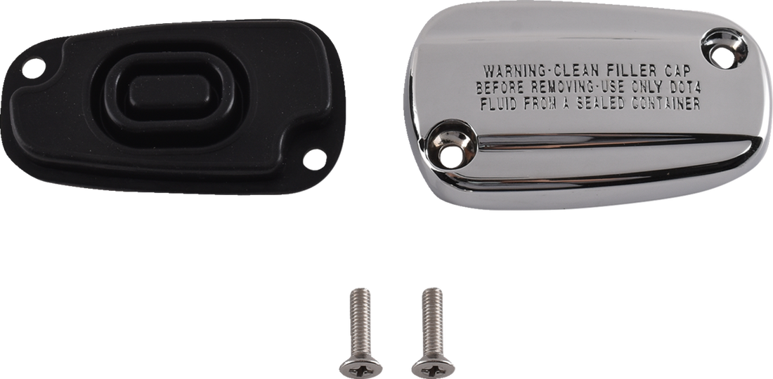 DRAG SPECIALTIES Rear Master Cylinder Cover - M8 Softail - Chrome 78700