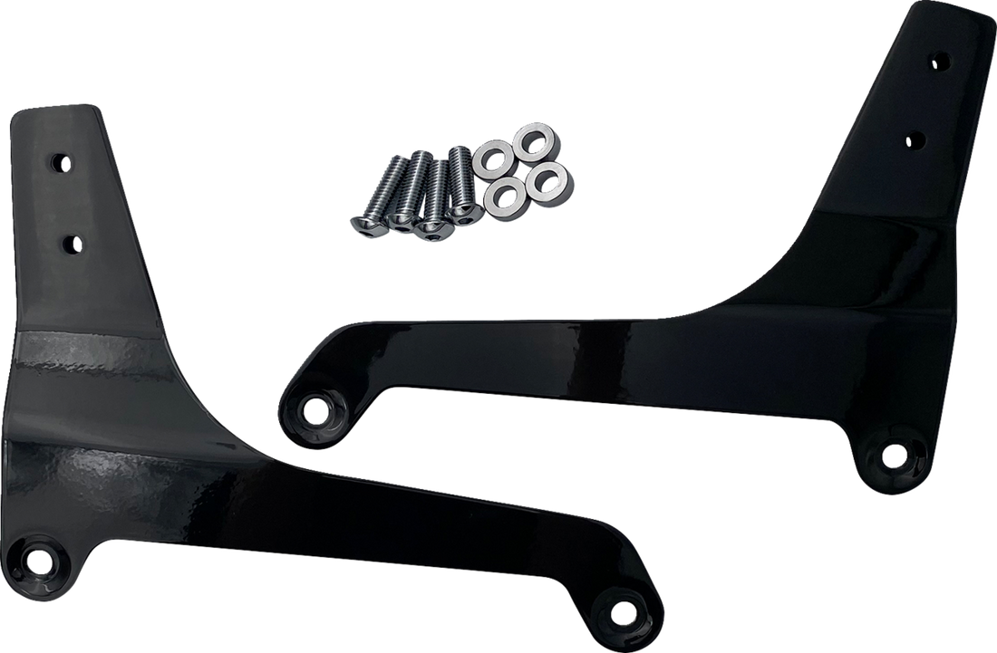 DRAG SPECIALTIES Side Plates - Black X08-0014GB