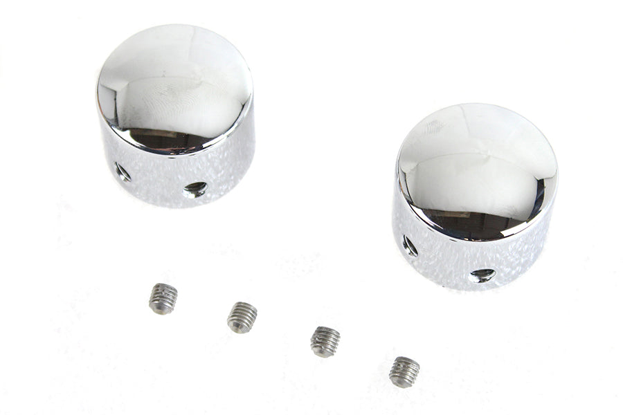 3274-2 - Domed Front Axle Cover Set Chrome Plated by Colony