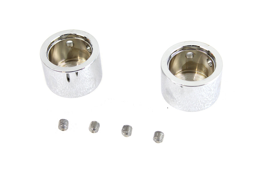 3274-2 - Domed Front Axle Cover Set Chrome Plated by Colony