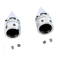 3275-2 - Front Axle Cover Set Pike Style Chrome Plated by Colony
