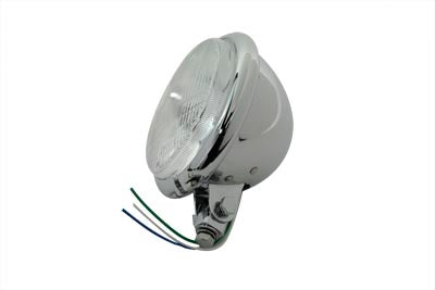 33-0019 - 5-3/4 inch Round Headlamp Assembly Bates Style by Wyatt Gatling