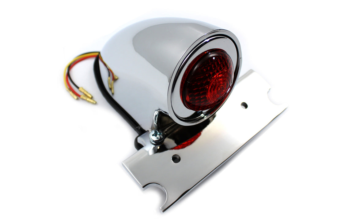 33-0041 - Chrome Sparto Style LED Tail Lamp Red by Wyatt Gatling