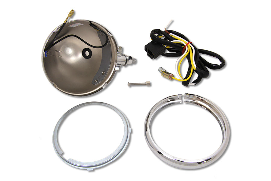 33-0054 - 4-1/2 inch Custom Round Headlamp Shell by Wyatt Gatling