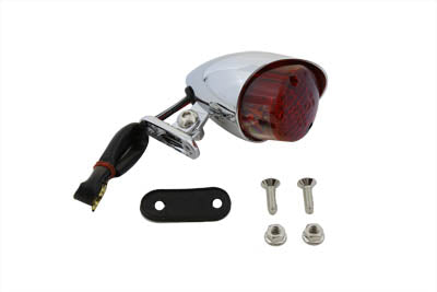 33-0061 - Chrome Bullet Style Tail Lamp by Wyatt Gatling