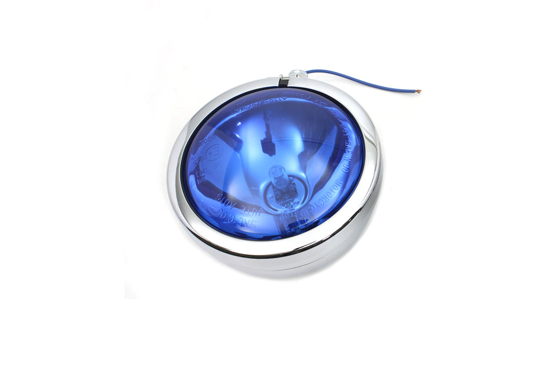 33-0071 - Blue Pursuit Spotlamp Kit by V-Twin