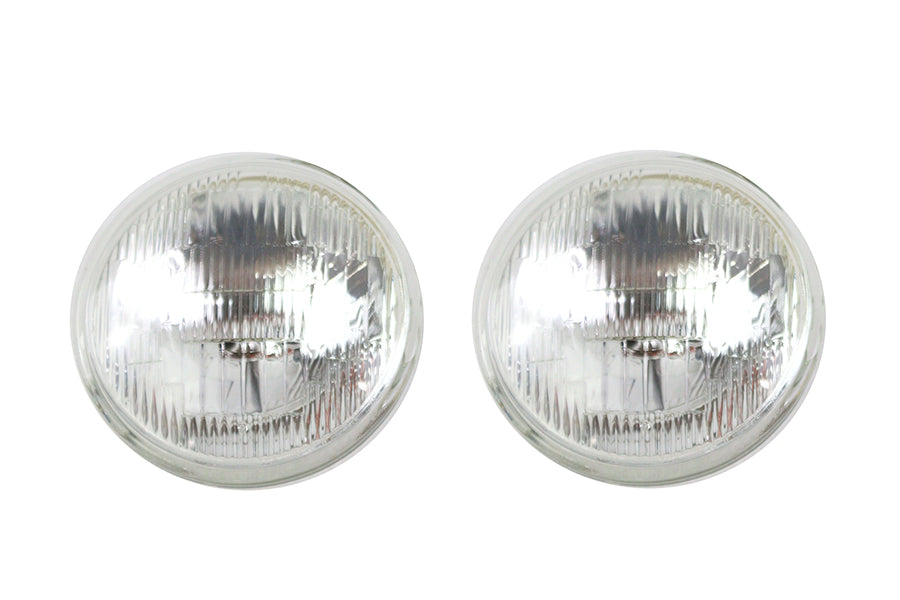 33-0161 - Clear 4-1/2 inch 12 Volt Sealed Beam Spotlamp Bulb Set by Wyatt Gatling