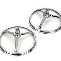 33-0172 - 4-1/2  Chrome Bullet Style Spotlamp Trim by Wyatt Gatling