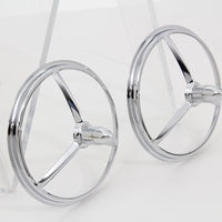 33-0172 - 4-1/2  Chrome Bullet Style Spotlamp Trim by Wyatt Gatling