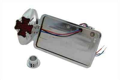 33-0218 - Maltese LED Tail Lamp Kit Chrome by Wyatt Gatling