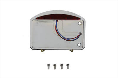 33-0265 - Chrome Slice LED Tail Lamp License Plate Assembly by Wyatt Gatling