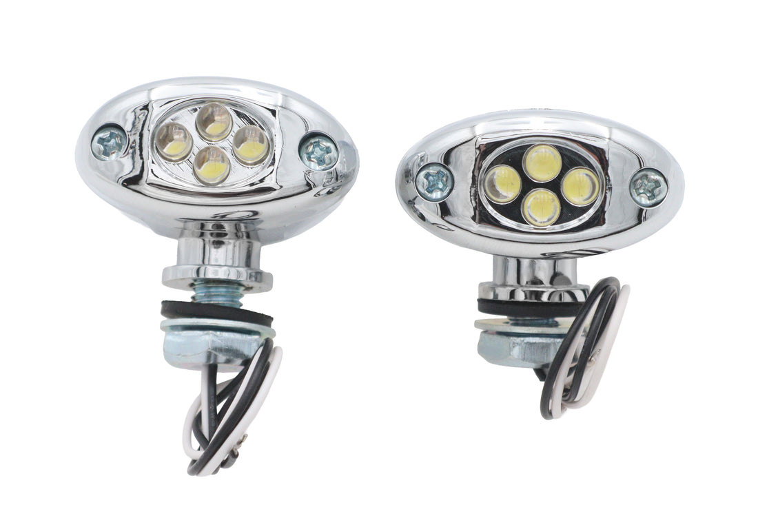 33-0277 - LED Clear Marker Lamp Set Center Mount by Wyatt Gatling