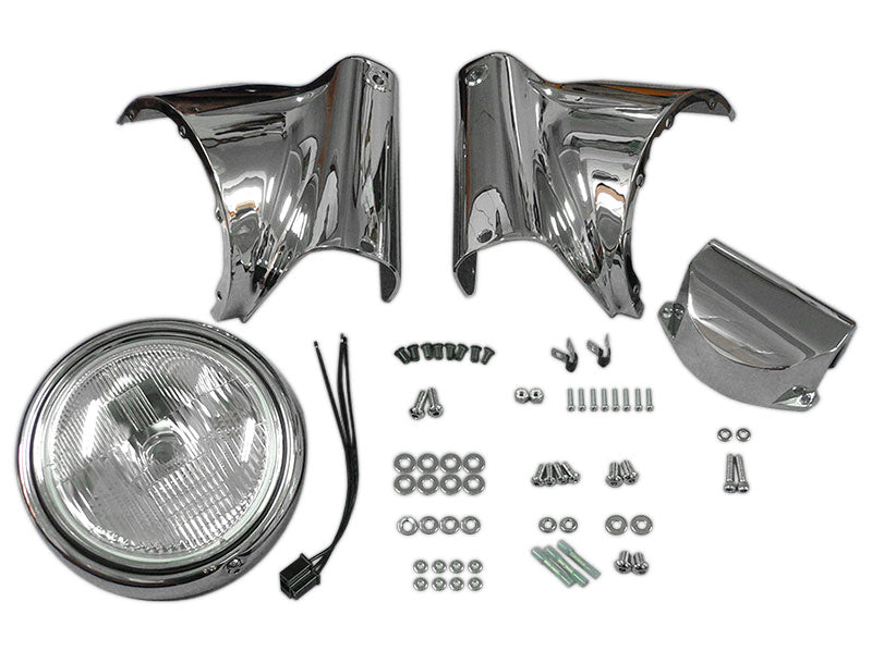 33-0279 - Chrome Headlamp Cowl Kit by Wyatt Gatling