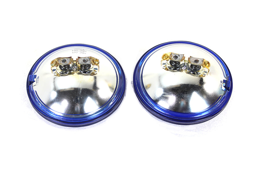 33-0298 - Blue Sealed Beam 4-1/2  Spotlamp Set by Wyatt Gatling