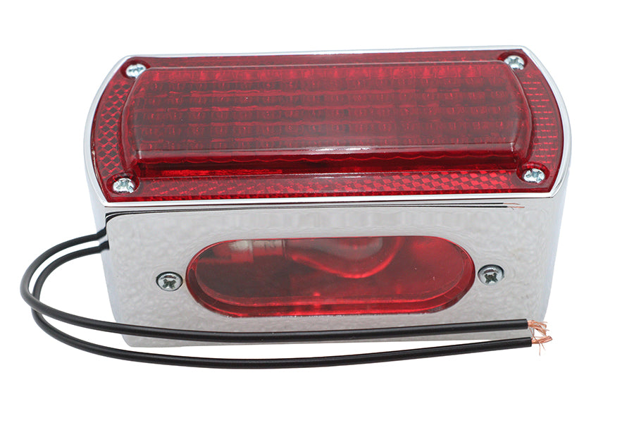 33-0310 - Chrome Die Cast Box Style Tail Lamp by Wyatt Gatling