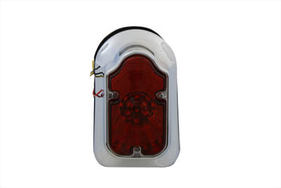 33-0333 - Chrome Tombstone LED Tail Lamp Assembly by Wyatt Gatling