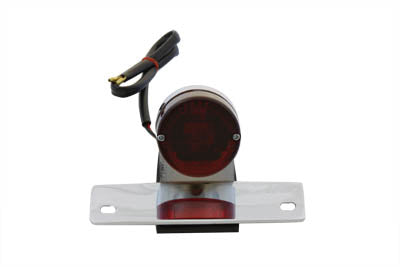 33-0334 - Chrome P-K Sport Tail Lamp with Red Lens by Wyatt Gatling