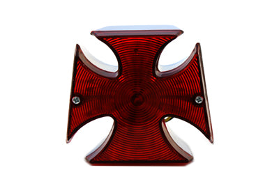 33-0343 - Chrome Maltese LED Tail Lamp by Wyatt Gatling