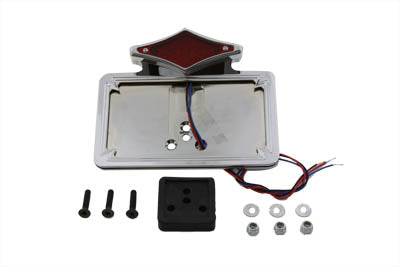33-0353 - Chrome Diamond LED Fender Mount Tail Lamp Assembly by Wyatt Gatling