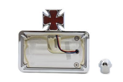 33-0366 - Chrome Billet Horizontal Tail Lamp Kit by V-Twin