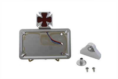 33-0368 - Chrome Billet Horizontal Tail Lamp Kit by V-Twin