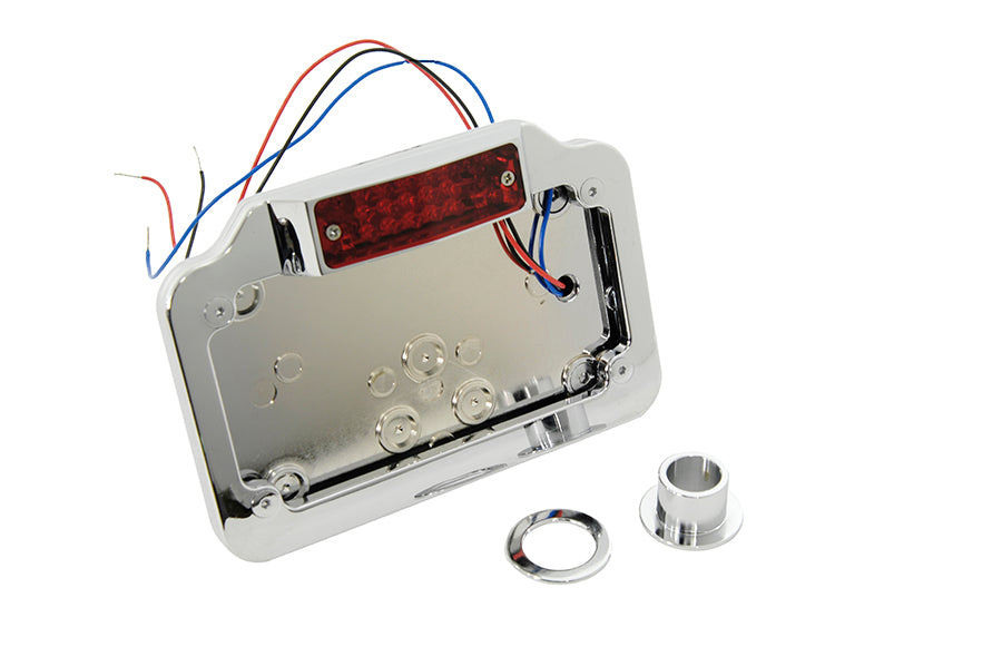 33-0384 - Chrome Plain Style Tail Lamp Assembly by Wyatt Gatling