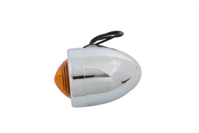 33-0400 - Chrome Bullet Marker Lamp 1 Wire Type by Wyatt Gatling